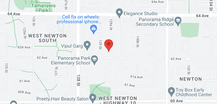map of 6231 129A STREET
